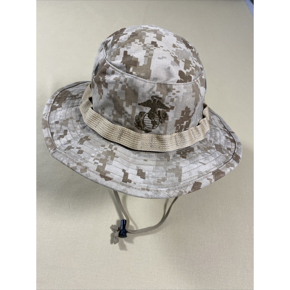 U.S. Marine Corps Boonie Hat Desert Digital Camo MARPAT Size Medium Sekri Inc. - Picture 1 of 8
